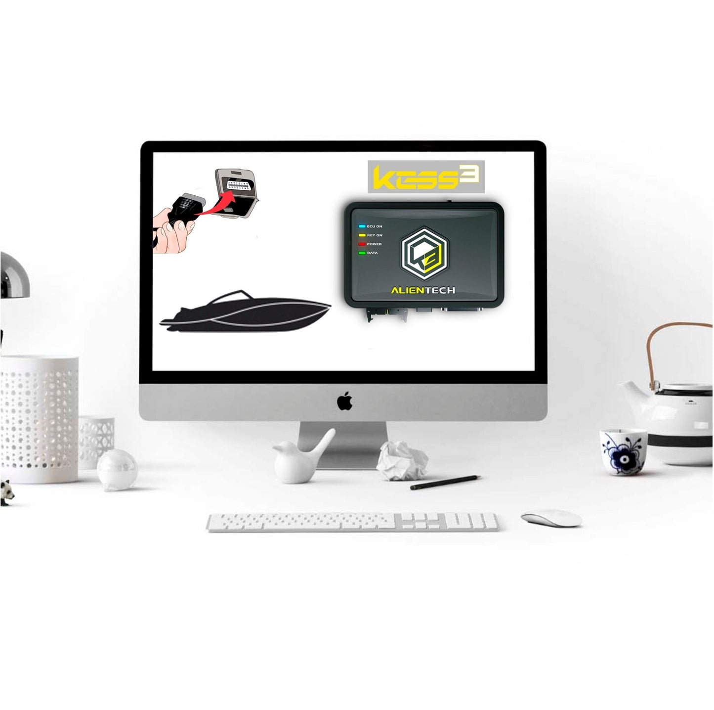Activación de los protocolos OBD Kess3 Master Marine & PWC - KESS3MA004 - alientech - america