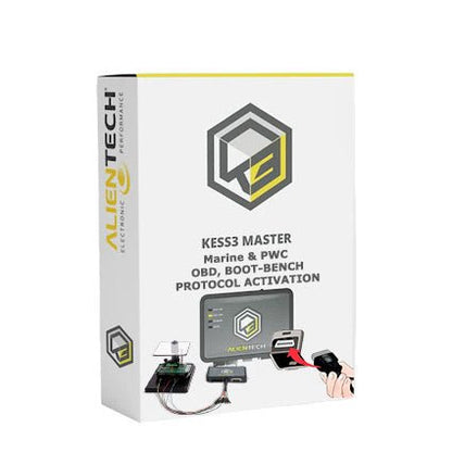Activación de los protocolos OBD / Bench / Boot Kess3 Master Marine & PWC - KESS3MA004 - KESS3MA008 - alientech - america