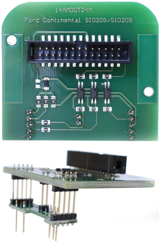 Adaptador para Continental SID208 - SID209 ECU (Infineon Tricore) - 14AM00T24M - alientech - america