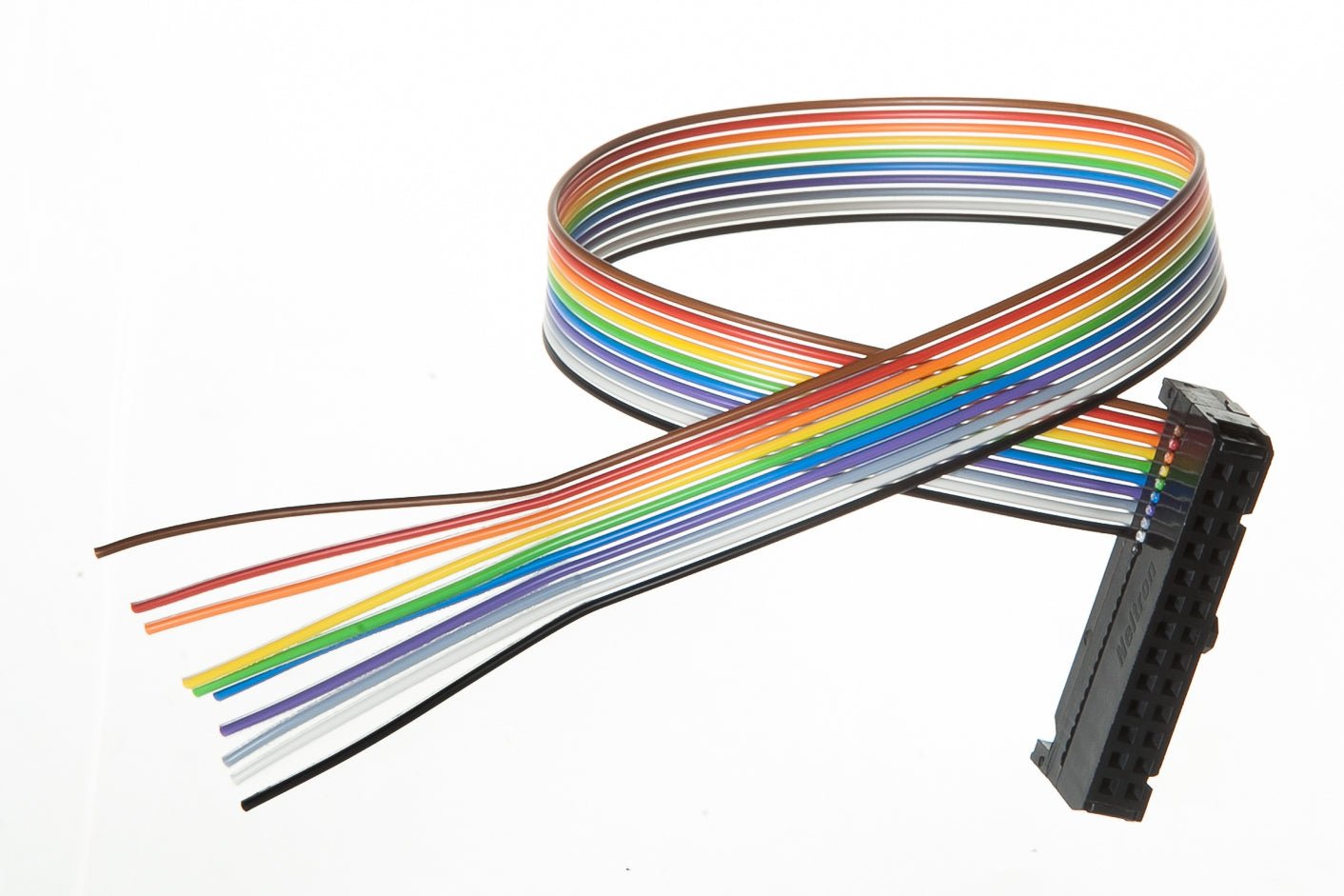 Cable plano arcoíris IDC26-10-144300T104 – alientech-america