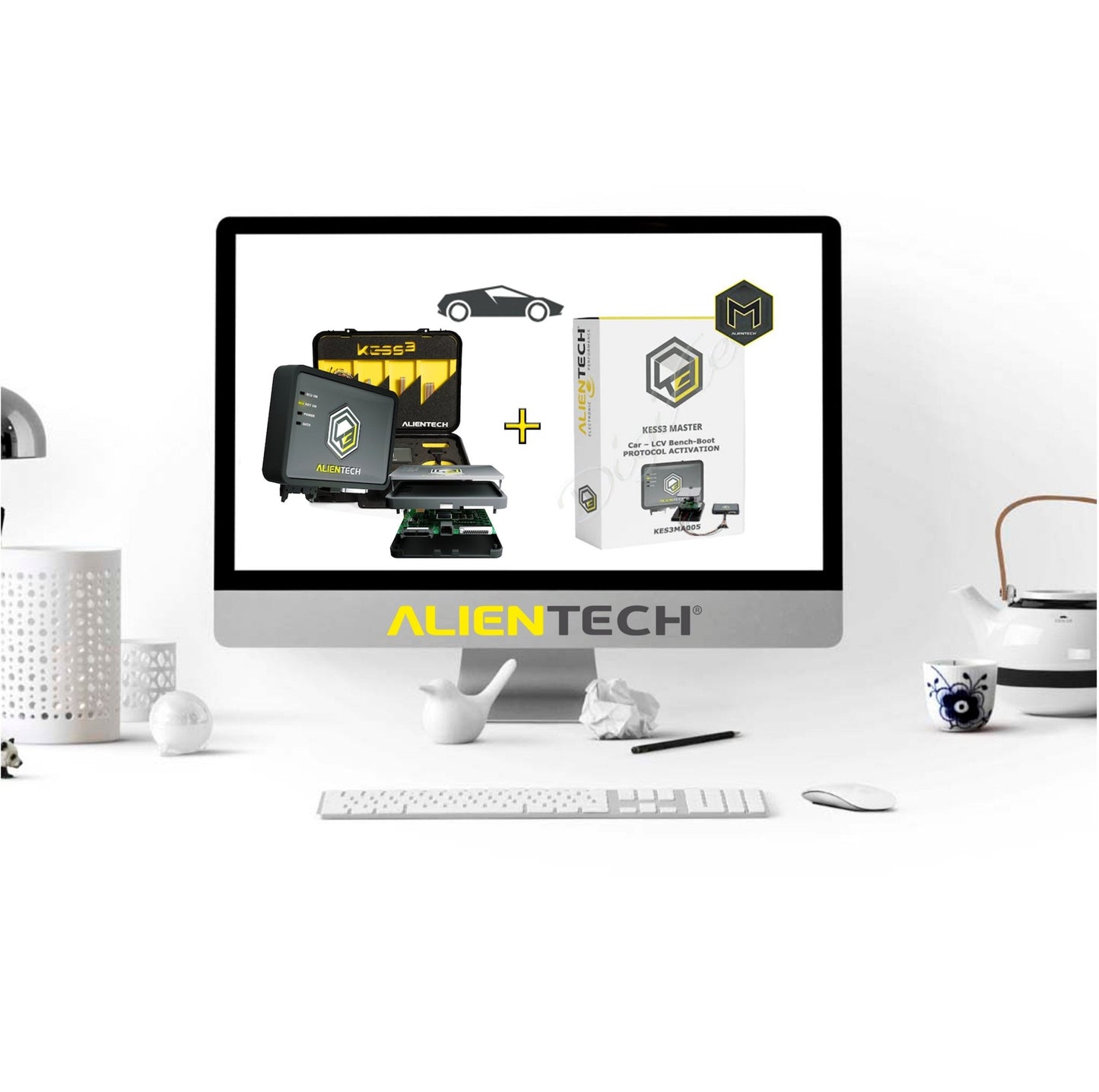 Kit Kess3 Master Boot - Bench con software automóviles - alientech - america