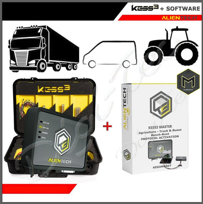 Kit Kess3 Master Boot - Bench con software para camiones, tractores, maquinaria, agrícola, excavadora, cargadora - alientech - america