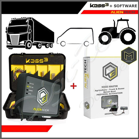 Kit Kess3 Master Boot - Bench con software para camiones, tractores, maquinaria, agrícola, excavadora, cargadora - alientech - america