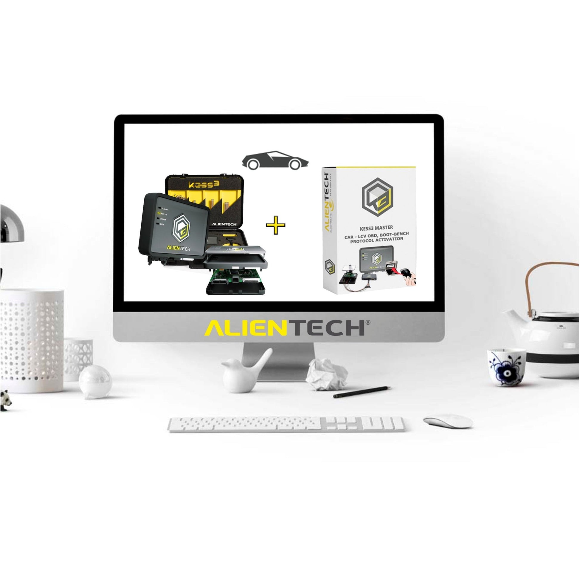 Kit Kess3 Master OBD - Boot - Bench con software automóviles / LCV - alientech - america