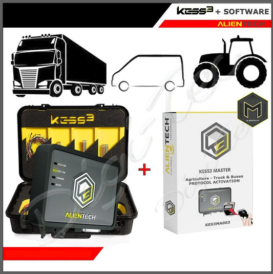 Kit Kess3 Master OBD con software para camiones, tractores, maquinaria, agrícola, excavadora, cargadora - alientech - america