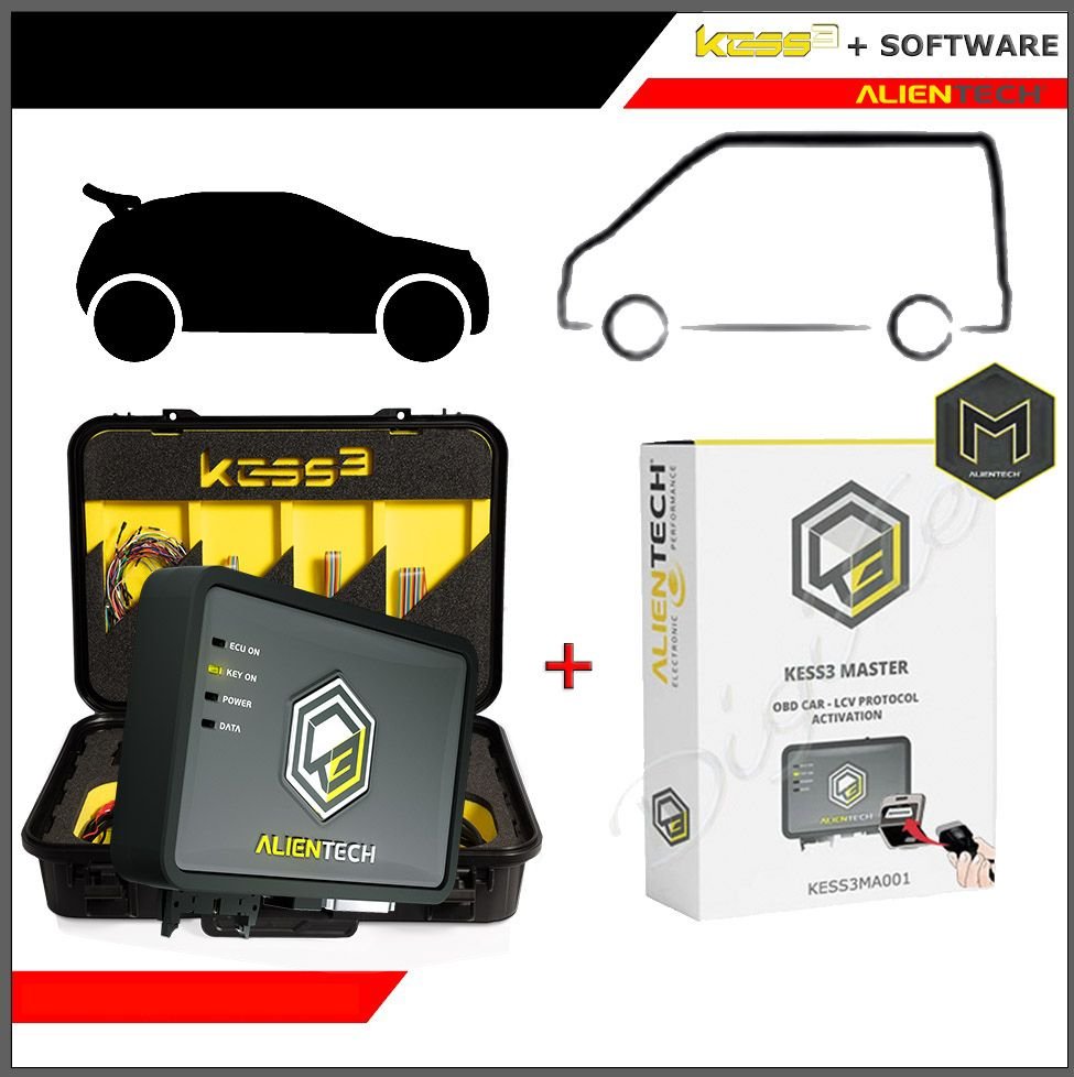 Kit Kess3 Master OBD + software automóviles - alientech - america