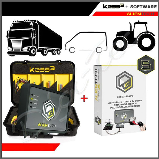 Kit Kess3 Slave OBD - Boot - Bench con software camiones, tractores, maquinaria, agrícola, excavadora, cargadora - alientech - america