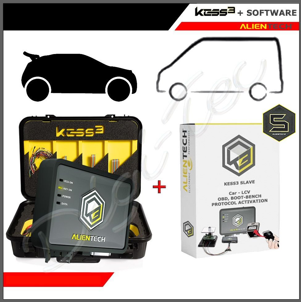 Kit Kess3 Slave OBD - Boot - Bench + software automóviles - alientech - america