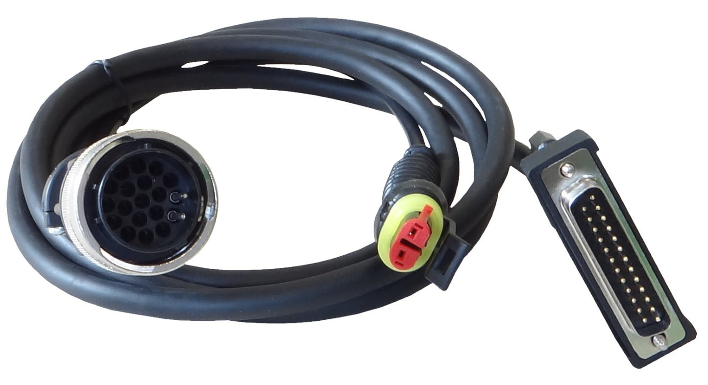 Same Deutz - Fahr cable redondo de 16 pines - 144300K260 - alientech - america